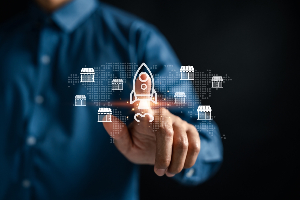 Startup,Franchise,Growth,With,Business,Expansion,,Strategic,Launch,,Global,Retail